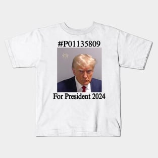 P01135809 For President 2024 Kids T-Shirt